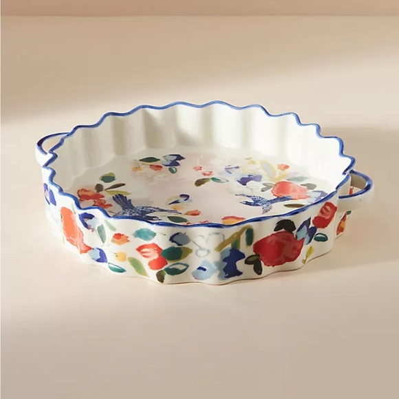 Anthropologie Luna Bakeware Pie Dish Bakeware